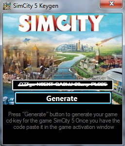 Simcity 5 Serial Key